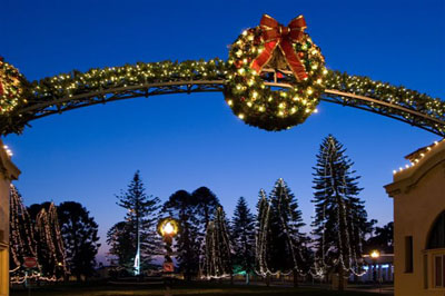 Holiday Decor at Liberty Station